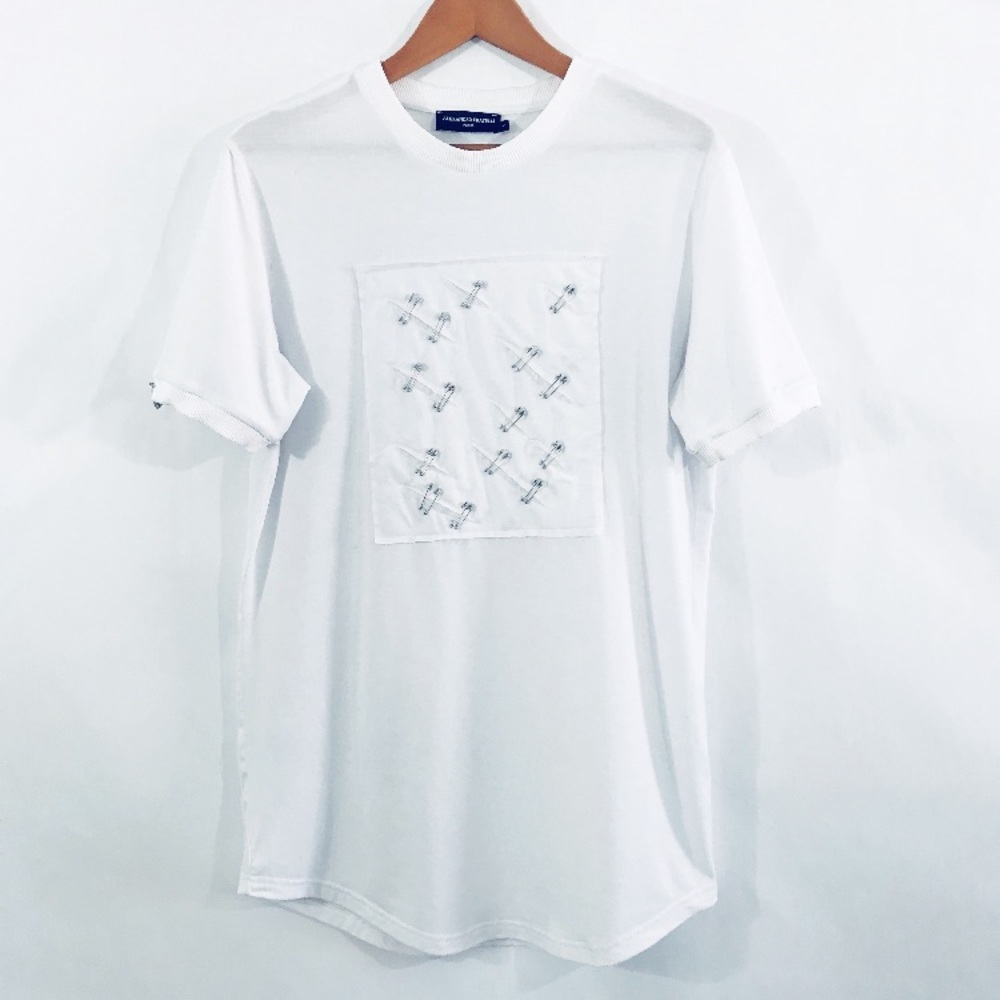ALEXANDRO FRATELLI Jazilia Bianco Argenteo Shirt